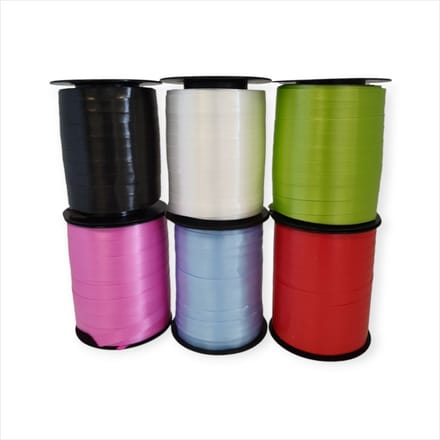 Premium Krullint set - Basic colour - Cadeaulint - verpakkingslint - 6 rollen van 10mm x 250 meter