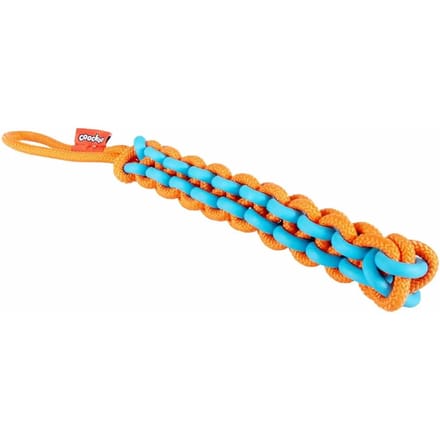 Coockoo Hondenspeeltje Twisting Tugger Blauw/oranje