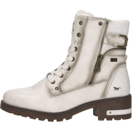 Mustang Veterschoenen Hoog Veterschoenen Hoog - gebroken wit - Maat 40