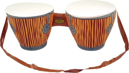 Opblaasbare Bongo Drums - 27 x 25 x 62 cm