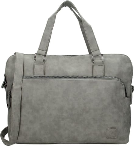 Enrico Benetti Omhang Hand & Schoudertas Laptop Tas Grijs