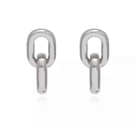 Jomide Oorknoppen Dangle Punk - Zilverkleurig