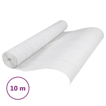vidaXL - 3D - Solid - Behang - Gestreept - Lichtgrijs - 10 - x - 0,53 - m - Non-Woven - Stof