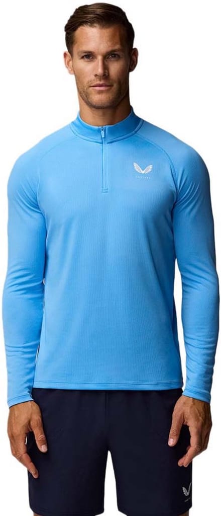 Castore Adapt Sweatshirt Met Halve Rits Blauw S Man