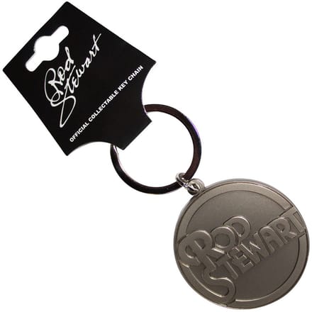 Rod Stewart - Stacked Logo Emblem Sleutelhanger - Creme