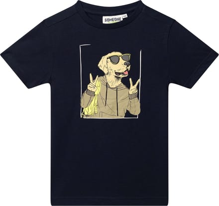 Someone ISAAC-SB-02-G Jongens T-shirt - NAVY