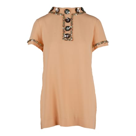 Moschino Pailletten Versierde Blouse - '10s