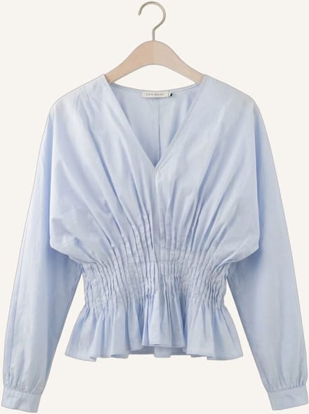Copenhagen Muse Cmpoplin-blouse Blouses Dames - Lichtblauw - Maat L