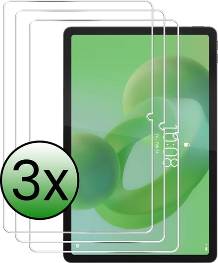 Screenprotector - 3 Stuks Geschikt voor Lenovo Idea Tab - Extra Sterk - Beschermglas - Gehard Glas - Tempered Glass - Screen Protector