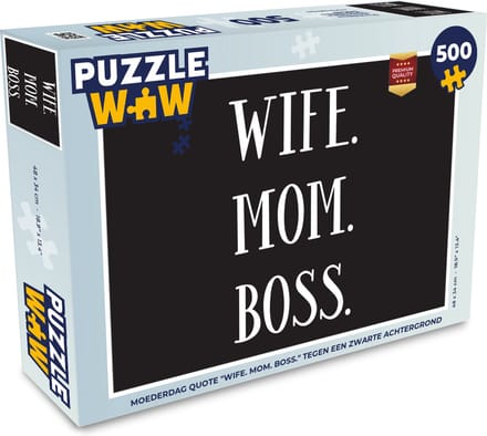 Puzzel Quotes - Mama - Moederdag - Legpuzzel - Puzzel 500 stukjes