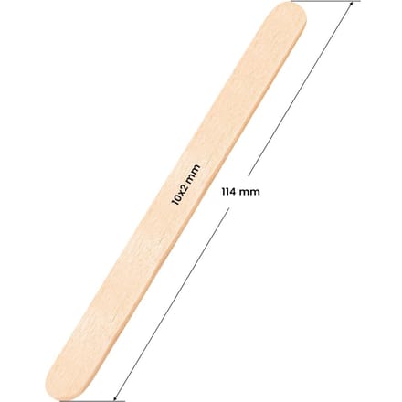 Wax Applicator Sticks - Houten Spatels - 100 Stuks - Voor Wax & Precisiewerk
