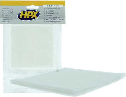 HPX kleefdoek - stof verwijderen - 2 stuks - 43 x 75 cm