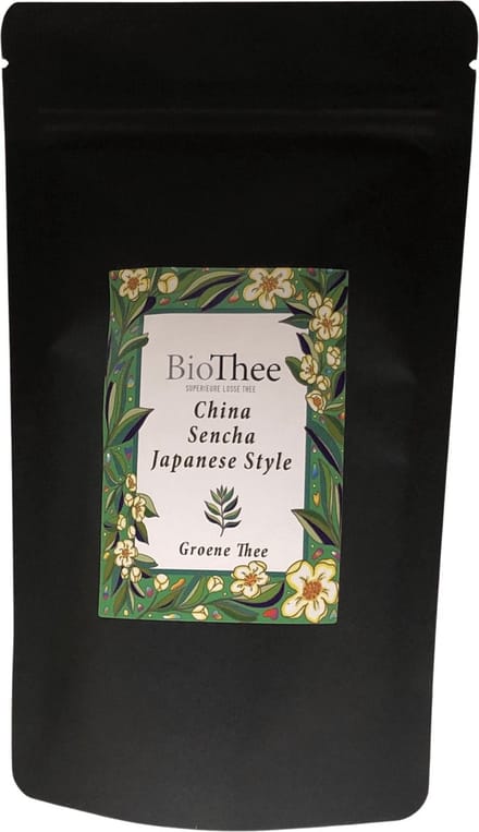 China Sencha Japanese style extra fine (Bio) 100 gr. premium biologische thee.
