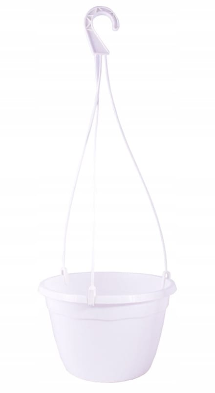 Hangpot Wit 23cm 4,1L - Duurzaam Kunststof