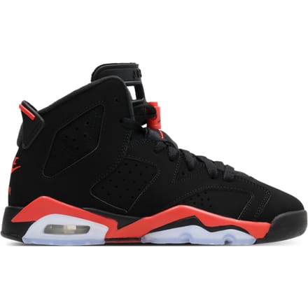 Jordan Retro 6 Kindersneakers - Zwart - Maat 38.5 - Leer