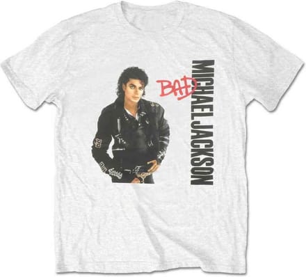 Michael Jackson - Bad Heren T-shirt - 2XL - Wit