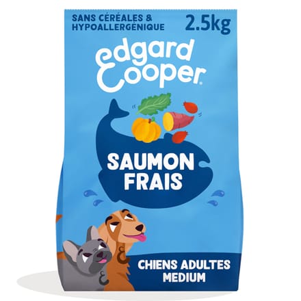Edgard & Cooper Medium Adult Hond Zalm graanvrij - 2,5 kg