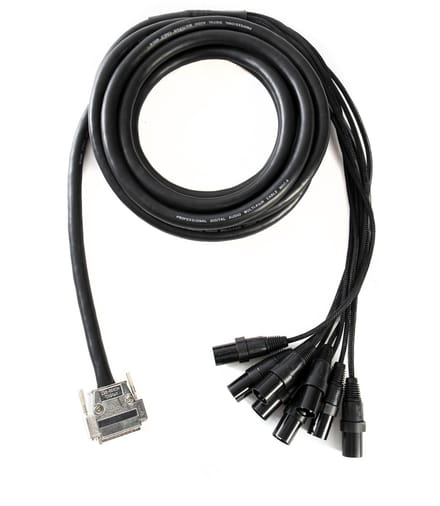MUSIC STORE Multicore/Studio 8/ DB25-XLRm 5m - Analoge multicore kabel