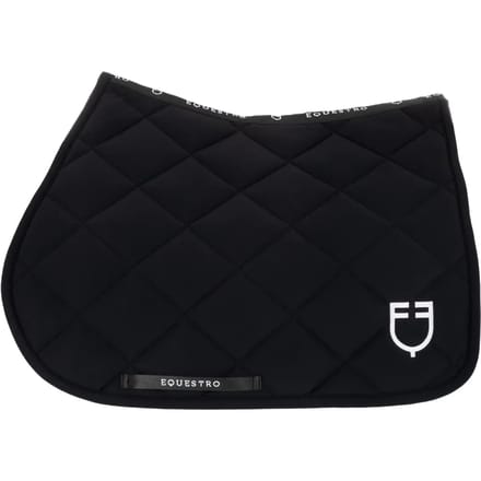 Springzadel met geborduurd logo voor paard Equestro