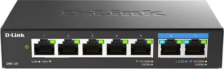 D-Link DMS-107/E DMS-107/E Ethernet Switch 5 + 2 poorten