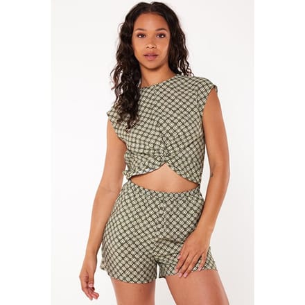 America Today Naola Army/white Taglia: S | Tute corte Outlet | Donna | Verde