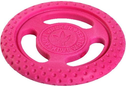 Kiwi Walker - Let's Play - Hondenspeelgoed - Frisbee - Roze - 16cm