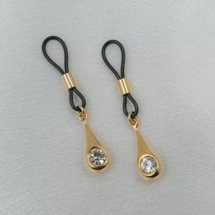 Sylvie Monthulé | Gouden Tepelklem en Sieraad | Breast Drops