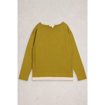 White Stuff Ophia Jumper Mid Chartreuse Größe: 10 | Pullover Outlet | Damen | Grün