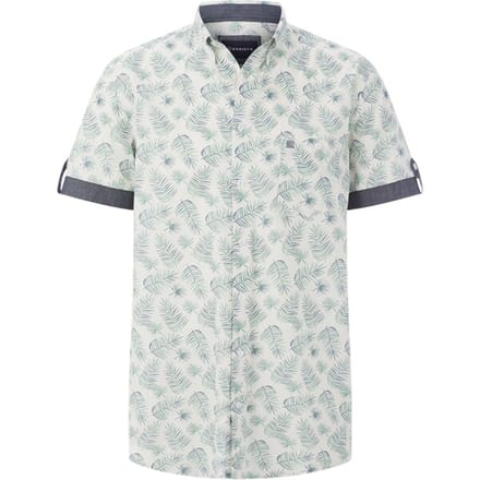 Babista herren Overhemd Met Korte Mouwen - 37/38 - wit - Plus Size