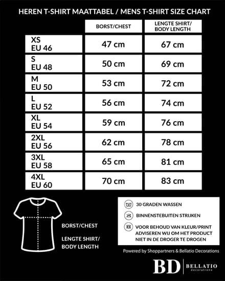 Grote maten Helemaal uit mijn dak t-shirt - wit plus size heren XXXXL