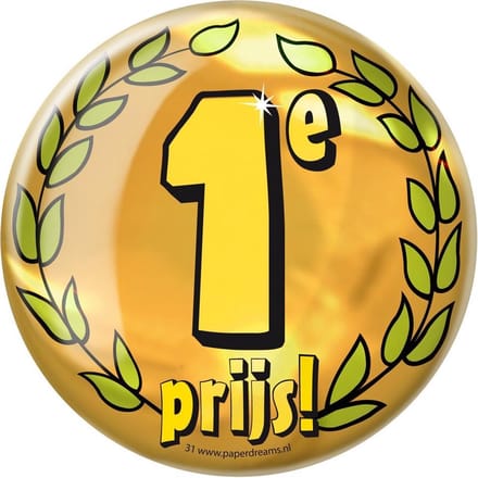 Paperdreams - Button 1ste prijs