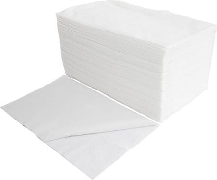 Wegwerphanddoeken 40cm x 70cm biologisch afbreekbaar - 100 stuks