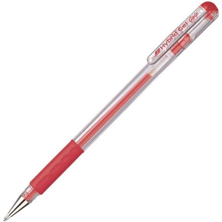 Pentel gelroller Hybrid Gel Grip K116, navulbaar, rood, 0,3 mm