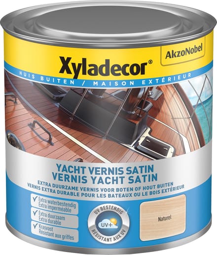 Xyladecor - Yacht Vernis Zijdeglans - Naturel - 0,25 L