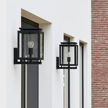 KS Verlichting De Vecht Muurlamp Zwart met Smart Wifi LED