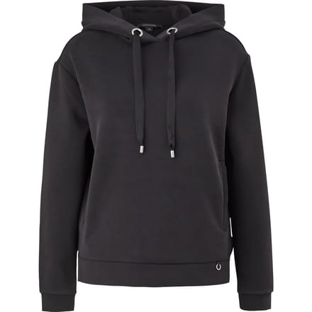 Dames hoodie van modal met splitzoom COMMA