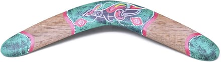 Boemerang Kangaroo – Houten Boemerang 40 cm met Kangaroe Motief