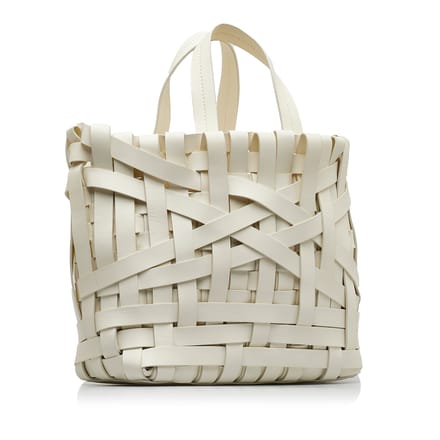 Geweven Leren Tote Bag