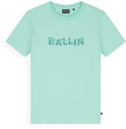 Ballin Amsterdam - Jongens Regular fit T-shirts Crewneck SS - Mint - Maat 10