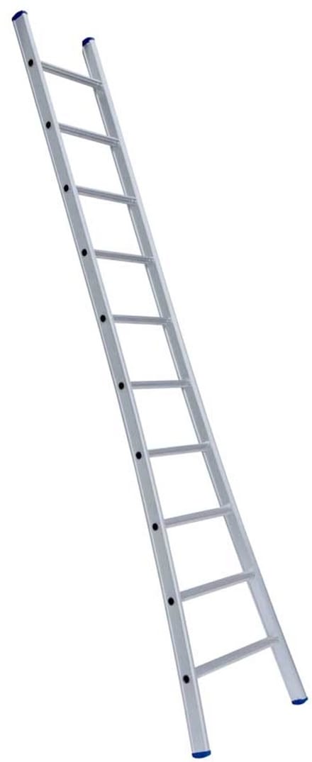 Eurostairs Ladder enkel uitgebogen 1x14 sporten