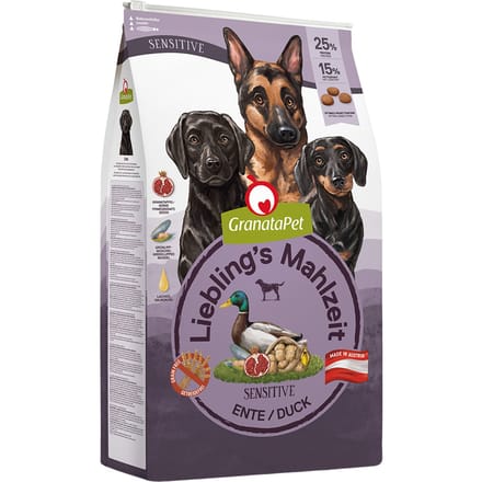 GranataPet Liebling's Mahlzeit Hondenvoer - Sensitive Eend - 10 kg
