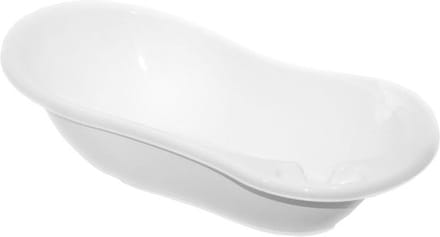 MamaLoes Babybadje - Wit - 86x38 cm - Inclusief stop