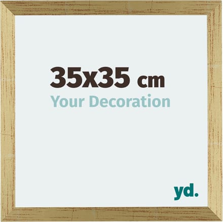 Your Decoration - Fotolijst 35x35 cm - MDF - Goud Glans - Mura