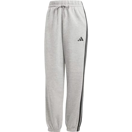 Adidas Essentials 3 Stripes Fleece Loose-fit Joggers Grijs M / Regular Vrouw