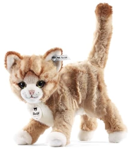 Knuffeldier Mizzy Kat - Schattig Pluche Dier voor Kinderen, 25 cm, Beige