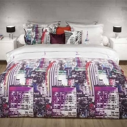 HNL Refined Heights Dekbedovertrek - Lits-jumeaux - 240x200/220 cm - Wit