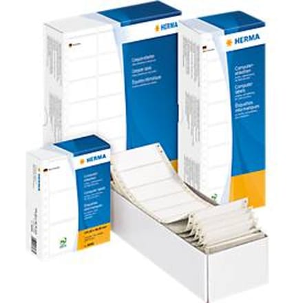 HERMA computeretiketten, ketting, 1 rij, 88,9 x 48,4, 3000 stuks