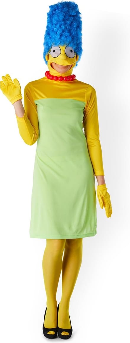 The Simpsons Marge Simpson Deluxe - Kostuum Volwassenen - Maat S - 34/36