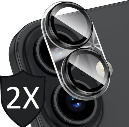 Camera Screenprotector geschikt voor iPhone 16 Plus - 2x Gehard Glazen Tempered Glass Krasbestendige Screen Protector
