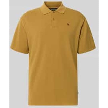 relaxed fit poloshirt met gestikt logo